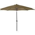 Jordan Manufacturing Jordan Manufacturing US904L-KHAKI 9 ft. Steel Market Umbrella; Khaki US904L-KHAKI